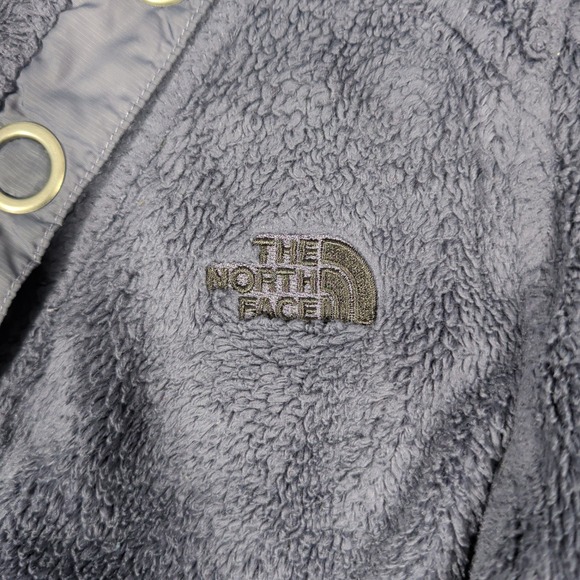 The North Face Osito Fleece Pullover Women's Small Purple Snap Casual Jacket - Picture 3 of 9
